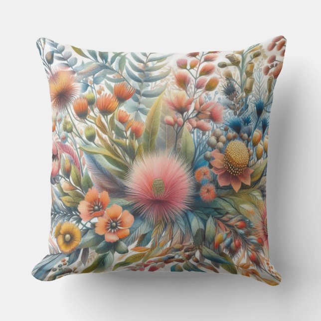 Flora Fauna Cushion Kudde (Framsida)