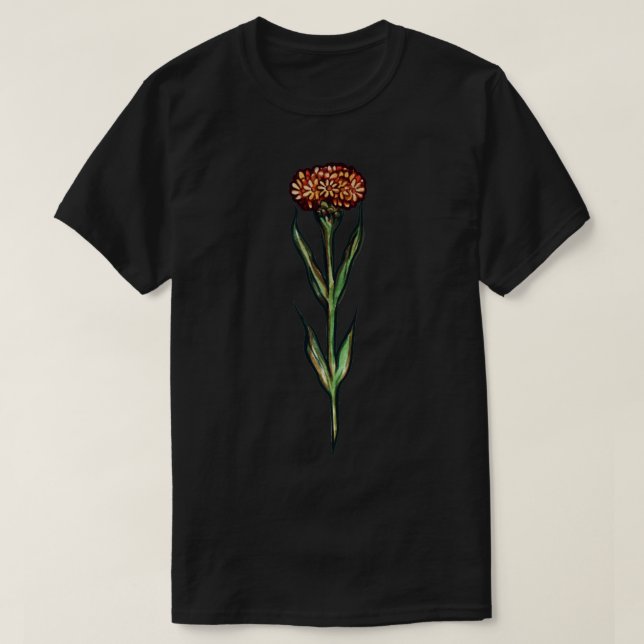 flora för vintage t shirt (Design framsida)