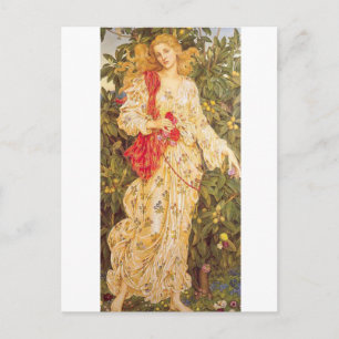 Flora från Evelyn de Morgan Postcard Vykort