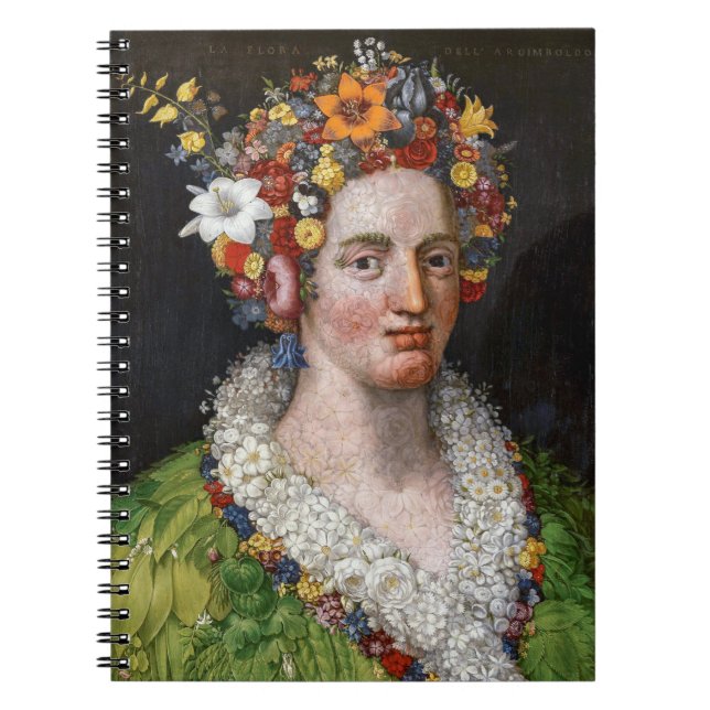 Flora | Giuseppe Arcimboldo | Anteckningsbok (Framsidan)