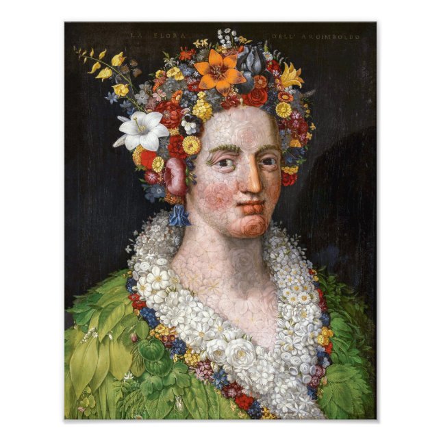 Flora | Giuseppe Arcimboldo | Fototryck (Framsidan)