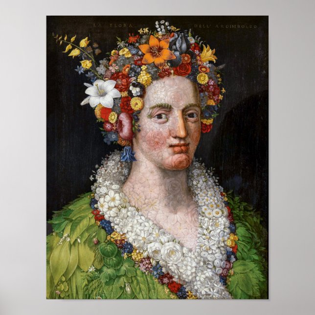 Flora | Giuseppe Arcimboldo | Poster (Framsidan)