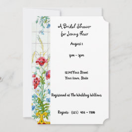 Flora Inbjudningskort för möhippan