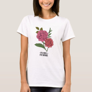 Flora Kvinnliga botanister T Shirt