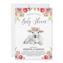 Flora Lamb Baby Shower