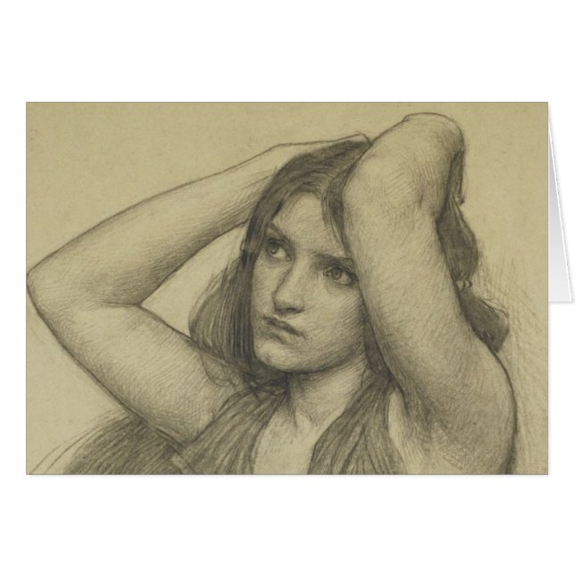 Flora med Long Hair Hälsningskort (Framsidan Horizontal)