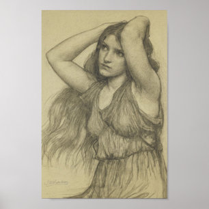 Flora med Long Hair Poster