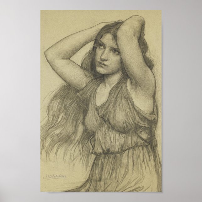 Flora med Long Hair Poster (Framsidan)