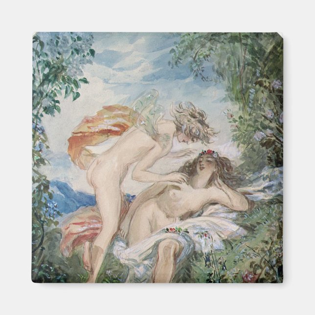 Flora och Zephyr Magnet (Framsidan)