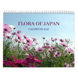 Flora of Japan Färg Fotografier 2027 Kalender