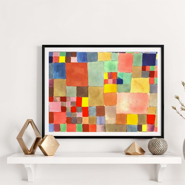 Flora om Sand av Paul Klee, Abstrakt Art Poster (Skapare uppladdad)