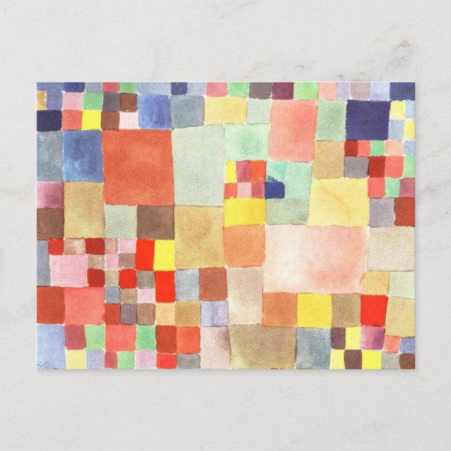 Flora om Sand av Paul Klee Vykort (Framsida)