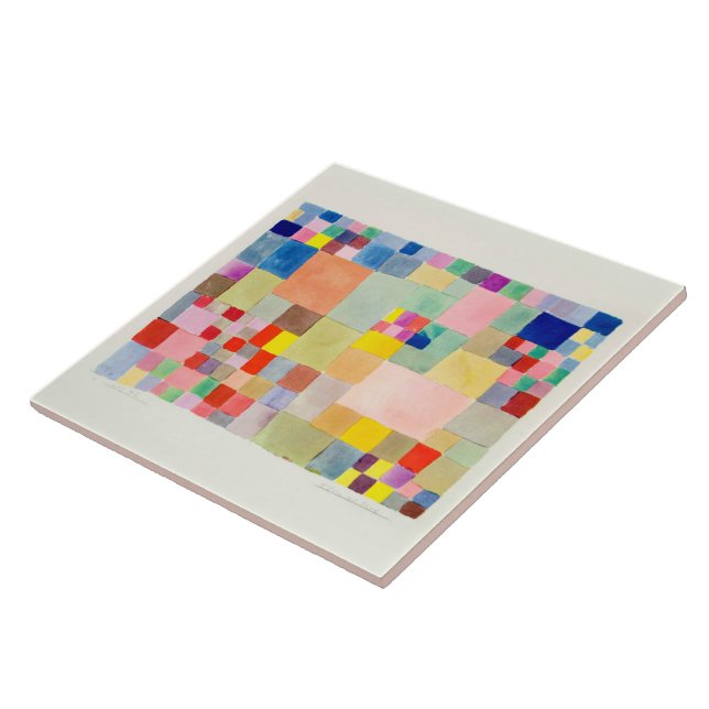 Flora on sand , Paul Klee Kakelplatta (Sidan)