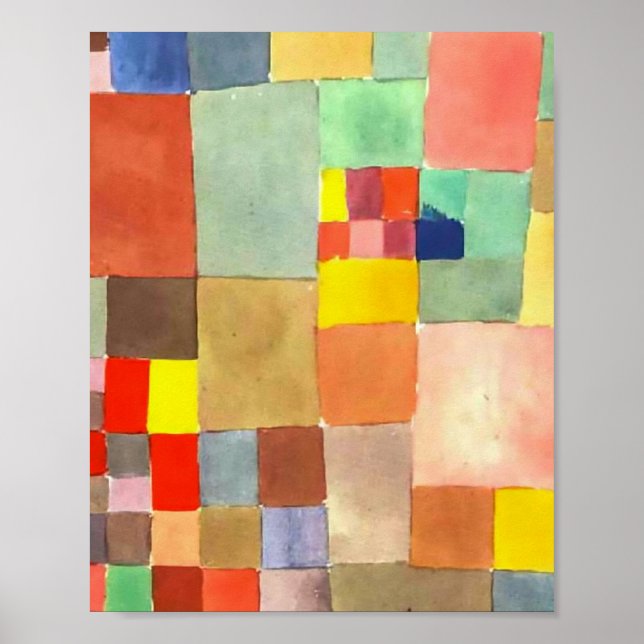 Flora on Sand Paul Klee Poster (Framsidan)