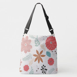 Flora Patterned Kor-Body Tote Bag Axelväska