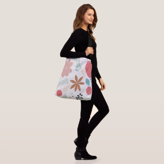 Flora Patterned Kor-Body Tote Bag Axelväska