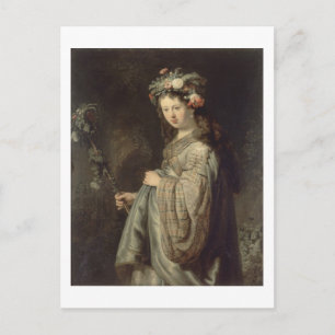 Flora Rembrandt Konsthandel Vykort