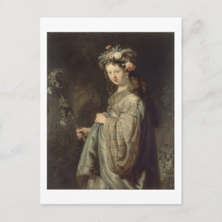 Flora Rembrandt Konsthandel Vykort