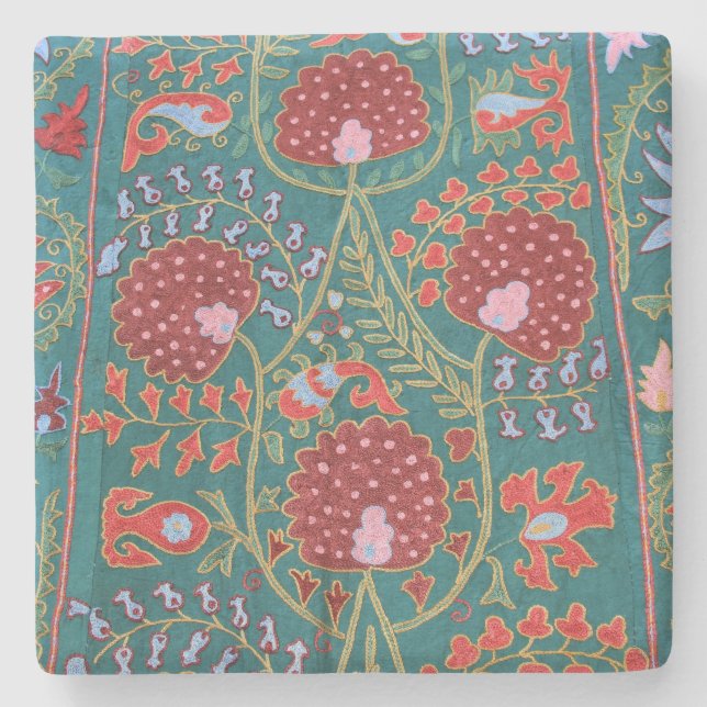 Flora Tapistry Struktur från Israels torg Underläg Stenunderlägg (Framsidan)