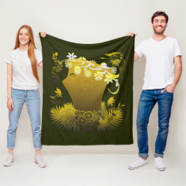 Flora the Goddess of Flowers Fleecefilt