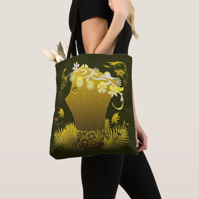 Flora the Goddess of Flowers Tygkasse (Närbild)