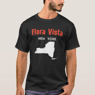 Flora Vista New York USA State America Travel New T Shirt