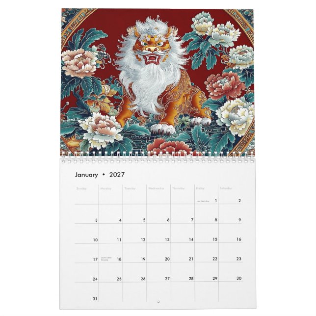 FloraDynasty Kalender (Jan 2027)