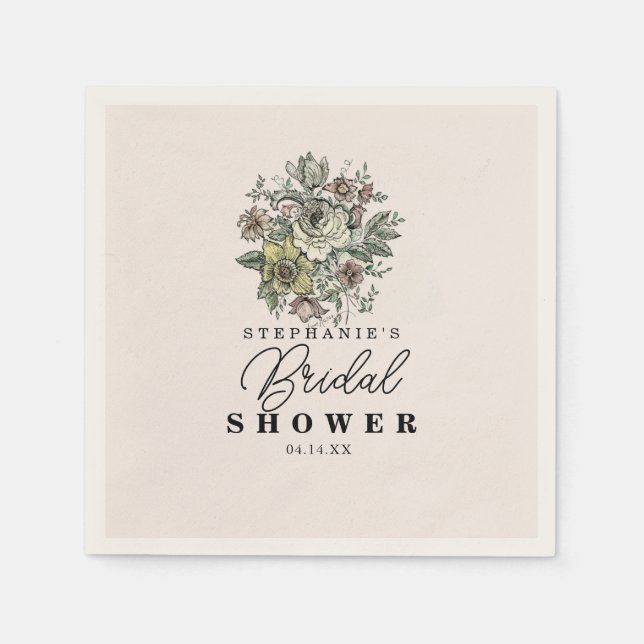 FLORAISON (Blodning) Pappersservett (Framsidan)