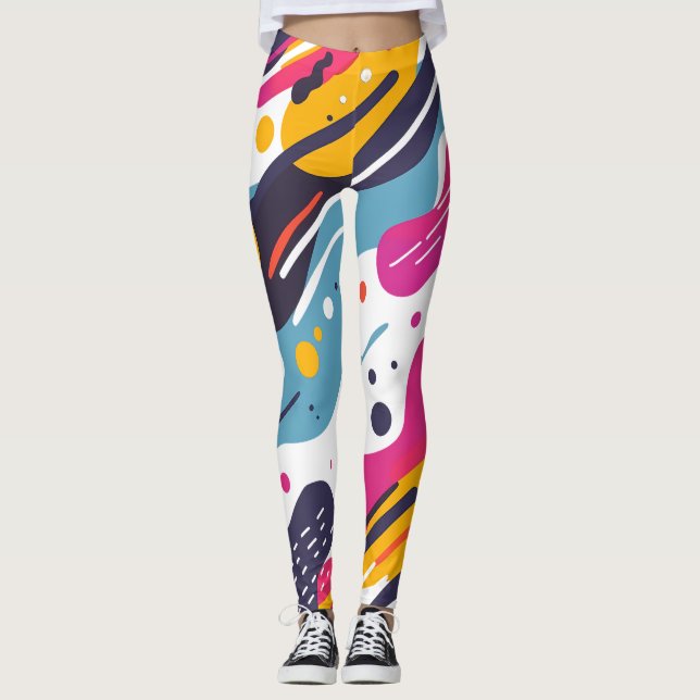 Floral All-Over Print Leggings (Framsida)