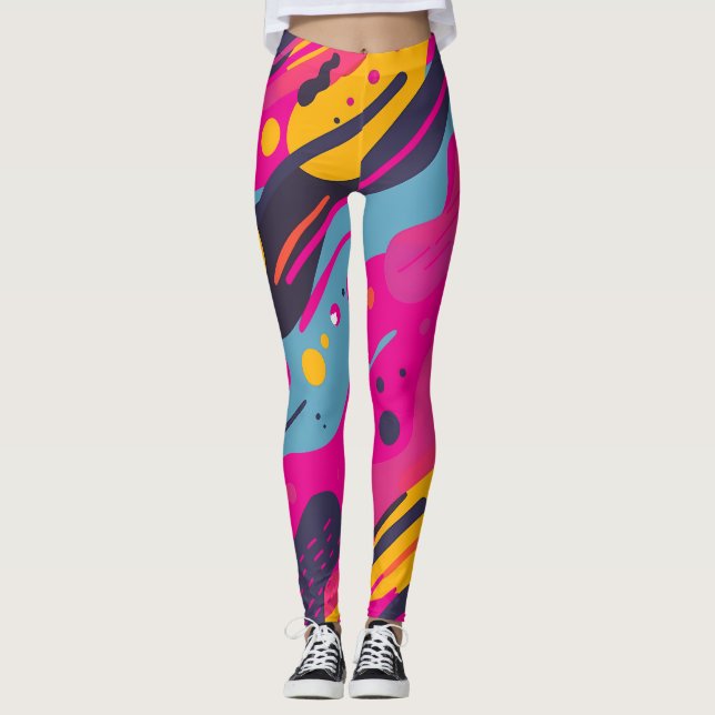 Floral All-Over Print Leggings (Framsida)