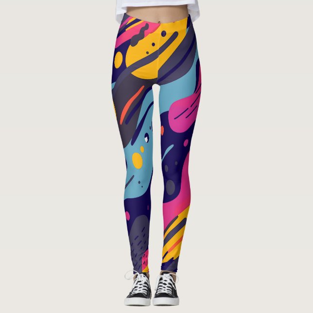 Floral All-Over Print Leggings (Framsida)