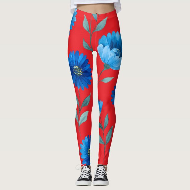 Floral All-Over Print Leggings (Framsida)