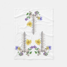 Floral Anatomy - Vertebrae, Hip Bone Fleecefilt