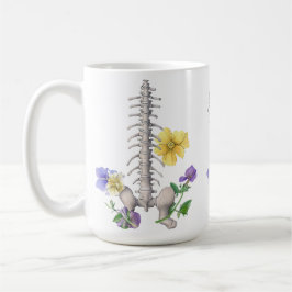 Floral Anatomy - Vertebrae, Hip Bone Kaffemugg
