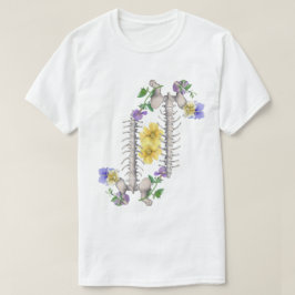 Floral Anatomy - Vertebrae, Hip Bone T Shirt