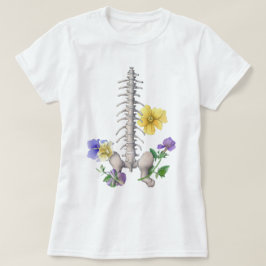 Floral Anatomy - Vertebrae, Hip Bone T Shirt