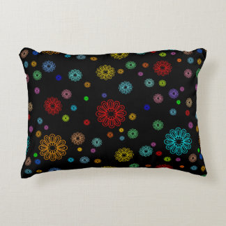 Floral Art Design Pattern Pillow Prydnadskudde