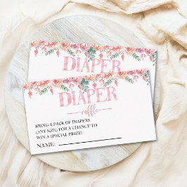 Floral Baby Shower – Baby in Bloom Theme Tilläggskort