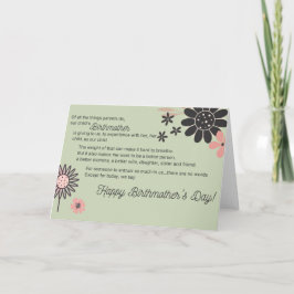 Floral Birthomther's Day Card Kort
