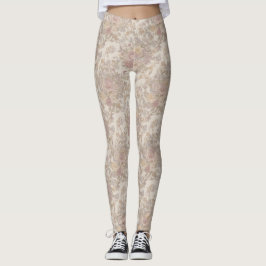 Floral Boho Pattern – Artistic Bohemian Botanical  Leggings