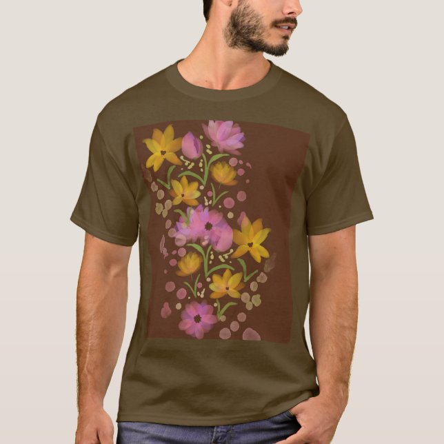 FLORAL BOUQUET ART T SHIRT (Framsida)