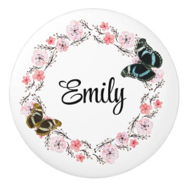 Floral bouquet romantic serenity butterflies knopp