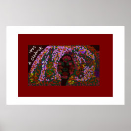 Floral Bride Poster