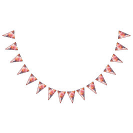Floral bunting banner vimplar