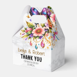 Floral Butterfly Gift Box – Custom Name & Message Presentaskar