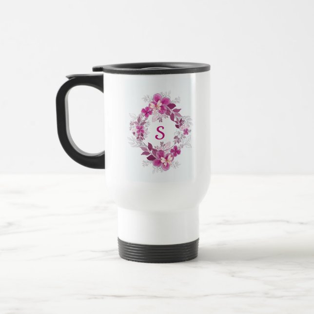 Floral Butterfly Travel Mug Resemugg (Vänster)