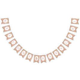 Floral Carriage Welcome Baby Girl | Blush Pink Vimplar