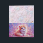 Floral Cat Notepad Anteckningsblock<br><div class="desc">Rococo Impressionism Kawaii Rainbows: "There's a lot going on here." Palais de Marigold St. May creates unique stationery for those that love all things cute, Kawaii, floral, and colorful. Note that the designs are generally created for the large notepads, stationery sheets, stickers, address labels, note cards, and envelopes. If you...</div>