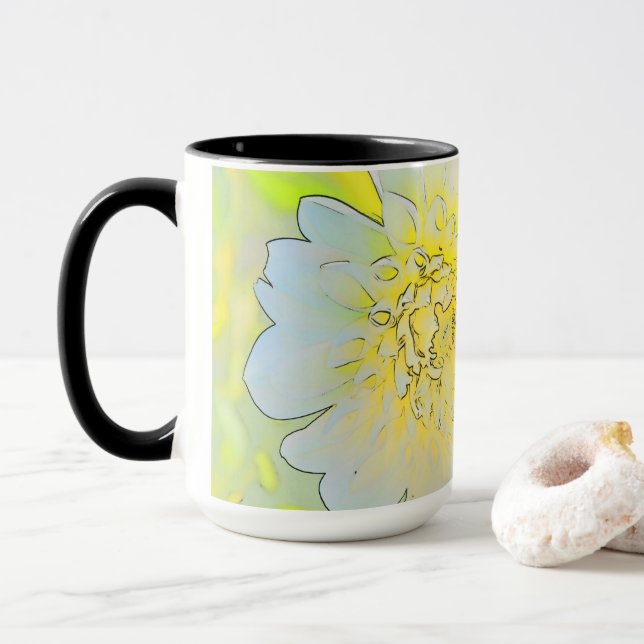 Floral Coffee Mug Mugg (Med munk)