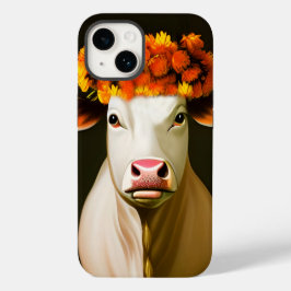 Floral cow